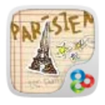 parisien - go launcher theme android application logo